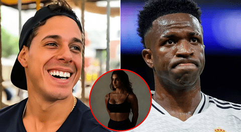 Hugo García hace polémico TikTok en medio de salidas entre Vinicius Jr. e Isabella Ladera: "De cerca es más feo todavía"