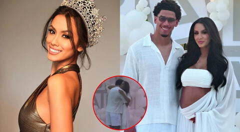 Camila Escribens, ex Miss Perú, revela el sexo de su bebé en lujosa fiesta: Luciana Fuster y Jessica Newton no faltaron