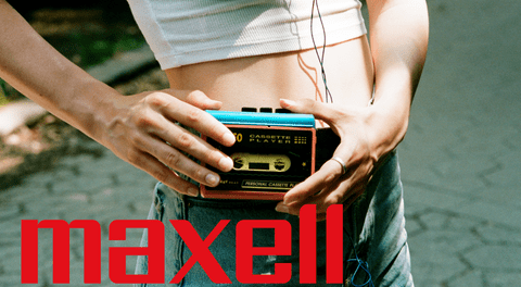 Maxell revive el cassette con reproductor Bluetooth y USB-C inspirado en el Walkman de 1979