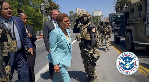 Alcaldesa Karen Bass encara a ICE en redada de inmigración en parque de Los Ángeles: "Tienen que irse ahora mismo"