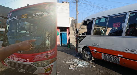 Ataque a buses de la Línea 49 en SJL deja un herido y amenaza: “La otra mato a los conductores inocentes”
