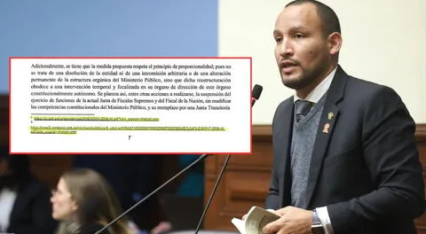 Alejandro Muñante usa Chat GPT en proyecto de ley que pretende desestabilizar al Ministerio Público