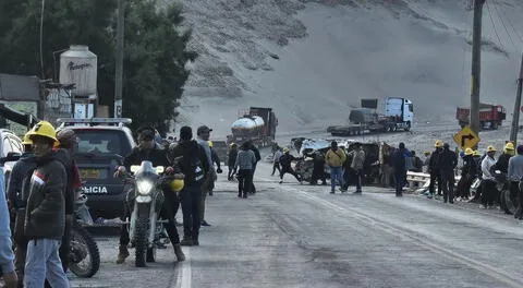 Mineros artesanales dan tregua parcial: liberan tránsito en la Panamericana Sur en Nasca solo por horas
