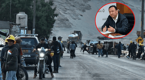 Ministro de Agricultura advierte a mineros: "Si no hay un acuerdo para el desbloqueo de las vías, el Gobierno hará cumplir la ley"