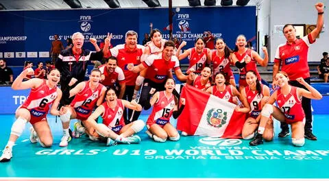 Perú derrotó 3-1 a Egipto en su último partido y se quedó con el puesto 21 del Mundial de Vóley sub-19