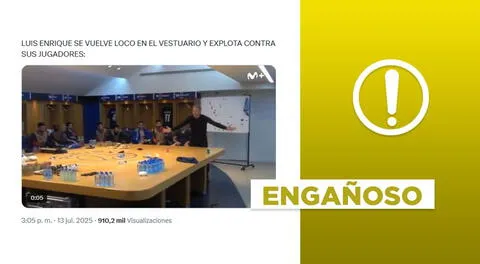 Video donde Luis Enrique estalla contra sus jugadores no se relaciona con la derrota del PSG ante Chelsea en el Mundial de Clubes