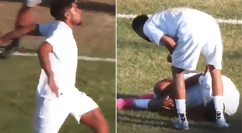 Un futbolista en Brasil sufrió una lesión tras intentar hacer el festejo de Cristiano Ronaldo