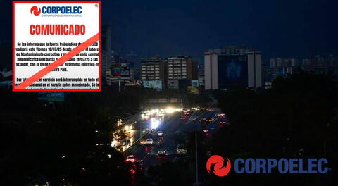 ¿Qué se sabe sobre el comunicado de Corpoelec anunciando un apagón nacional en Venezuela por mantenimiento del Guri?