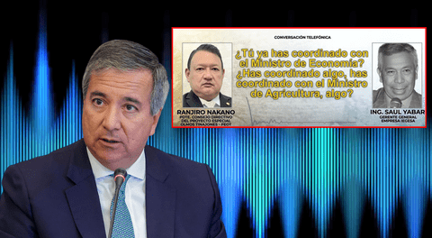 Revelan audio que involucraría a ministro de Economía en adjudicación del proyecto Olmos: "Él ya sabe de nuestra propuesta"