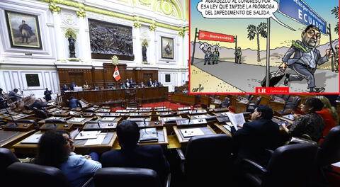 Un nuevo prófugo: Carlincatura expone cómo ley del Congreso favorece a sentenciados por corrupción