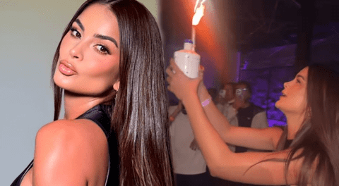 Laura Spoya celebró sus 34 años con especial fiesta en discoteca: así fue su cumpleaños con streamers
