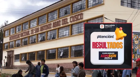 Resultados examen ordinario UNSAAC 2025 - II: consulta lista de ingresantes por carrera y los puntajes alcanzados por los postulantes