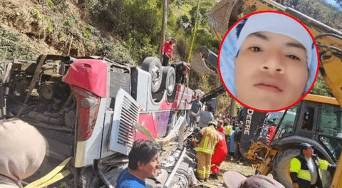 Sobreviviente de bus que cayó a barranco y dejó 18 muertos en Tarma revela detalles desde el hospital: "No hubiera huido"