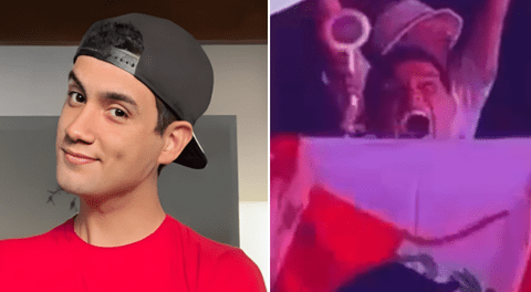 Giacomo Benavides enloquece en el concierto de Twice y saca la bandera del Perú: video se vuelve viral