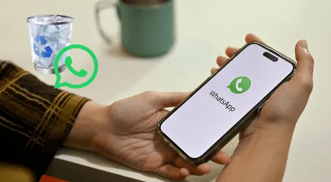 ¿Dónde se encuentra la Papelera de WhatsApp en celulares Samsung con Android?