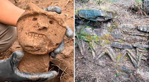 Nuevo hallazgo de la Cultura Chachapoyas: Investigadores descubren en Amazonas 2 cabezas clavas y 200 estructuras prehispánicas