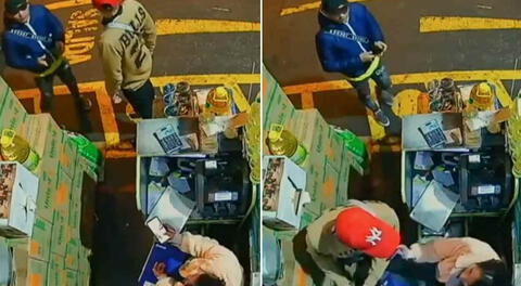 Violento asalto en el Mercado Mayorista de Fiori: delincuentes roban S/10,000 a comerciante tras encañonarla