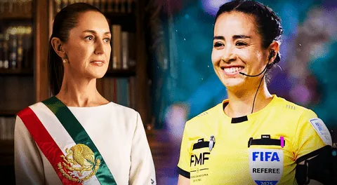 Presidenta de México, Claudia Sheinbaum, respaldó a árbitra que recibió amenazas tras partido de la Leagues Cup