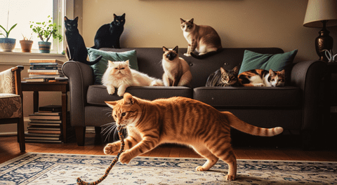 Especialista revela por qué los gatos naranjas suelen ser los más 'juguetones' entre todos los felinos