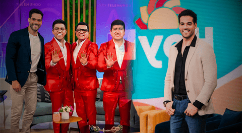 Guty Carrera brilla como conductor en Telemundo y entrevista a Grupo 5 en set de 'Hoy día': "Estoy feliz"