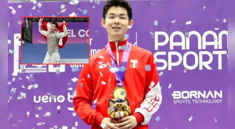¡Orgullo peruano! El esgrimista Renzo Fukuda consiguió la primera medalla de oro para Perú en ASU2025