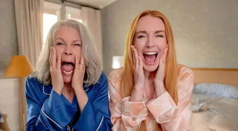 Jamie Lee Curtis comparte foto con Lindsay Lohan mientras suena la canción peruana “Ese lugar es mi amor” de Ernesto Pimentel