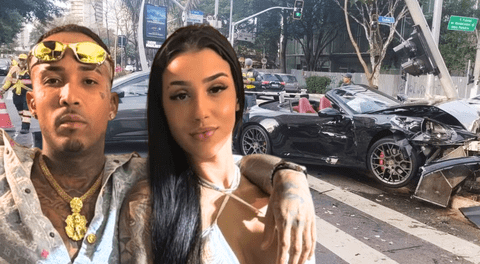 Famosos influencers se accidentaron tras chocar Porsche en Brasil: investigados por juegos ilegales