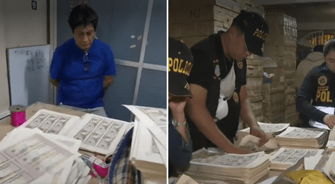 Incautan más de un millón de dólares en billetes falsos en imprenta de La Victoria