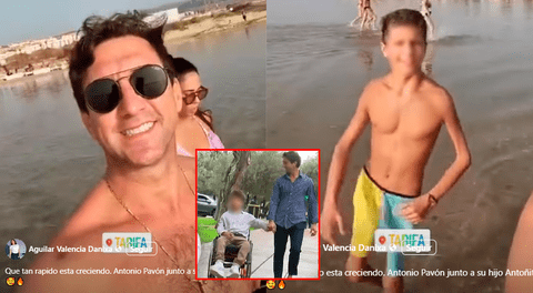 Antonio Pavón se emociona al ver a su hijo Antoñito caminar a su lado por las playas de España