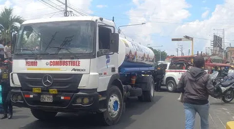 Iquitos: motociclista fallece tras ser embestido por cisterna