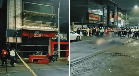 SJL: sicarios asesinan a balazos a tres hombres frente a la discoteca 'Gato Negro'