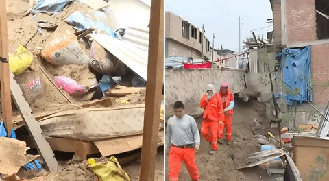 Familia en VMT se salva de morir tras caída de muro de más de 20 años: destruyó toda su vivienda