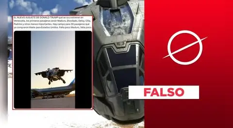 Esta aeronave no es el "nuevo juguete" que Donald Trump enviará a Venezuela: es una recreación del videojuego Halo