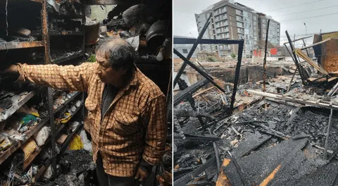 Incendio en Barranco: Bomberos rescatan a adulto mayor de 85 años atrapado en vivienda precaria