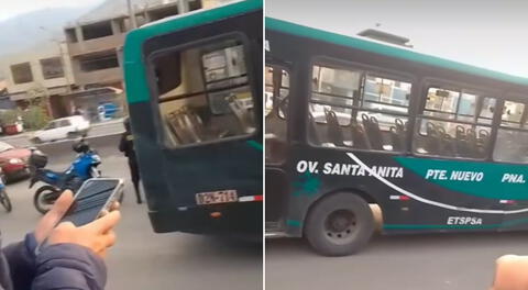Trabajador de construcción civil es asesinado dentro de bus lleno de pasajeros de la línea 'La Salamanca' en Manchay