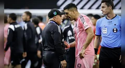 La irrisoria sanción que recibió Luis Suárez tras escupir a trabajador del Seattle Sounders en la final de la Leagues Cup