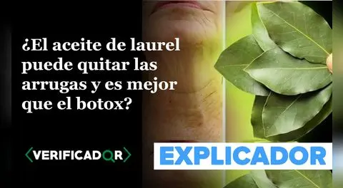 ¿El aceite de laurel puede quitar las arrugas y es más efectivo que el bótox?