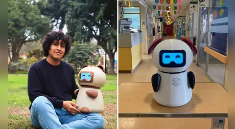 El ingeniero chalaco de la PUCP que creó a Ropi, un robot que apoya en la recuperación de pacientes del INS del Niño en San Borja