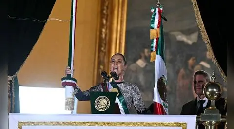 Claudia Sheinbaum dedica el "Grito de Independencia" de México a los migrantes y las mujeres