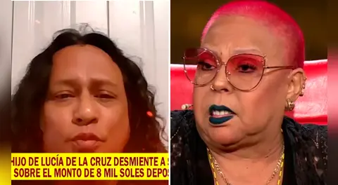 Hijo de Lucía de la Cruz expone a su madre y aclara que no se quedó con los S/8.000 que recibió por error: “Ella manipula mi cuenta”
