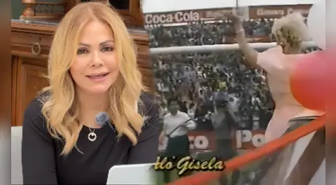 Gisela Valcárcel impacta al compartir video inédito del multitudinario 'Aló, Gisela' en el Estadio de Alianza Lima: "Estaba asustada"