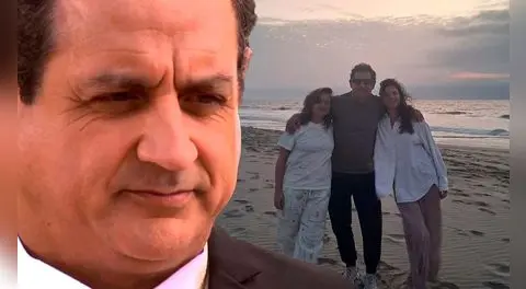 Actor Sergio Galliani impacta al presentar por primera vez a sus hijas mellizas con inéditas fotos: "Con mis hermosas"