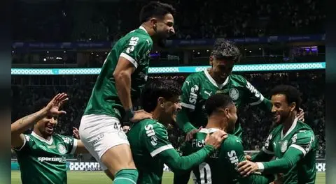 Palmeiras derrotó 3-1 a River Plate y clasificó a las semifinales de la Copa Libertadores: El 'Flaco' López anotó un doblete en los últimos minutos