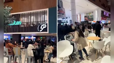 Alarma en el Jockey Plaza: amago de incendio en local de Pardos Chicken provocó caos entre los clientes del patio de comidas