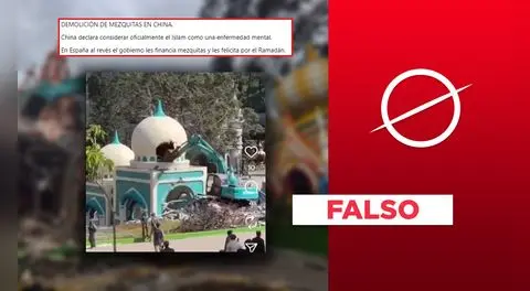 Este video no muestra destrucción de mezquita en China por “islamofobia del gobierno”: sucedió en otro país de Asia