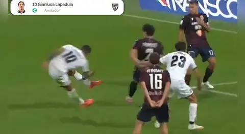 Gianluca Lapadula volvió a marcar con Spezia ante Reggiana por la Serie B: lleva 2 anotaciones en Italia