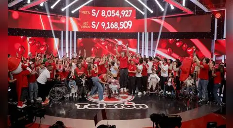 ¡Histórico! La Teletón 2025 supera la meta y alcanza S/ 9,168, 509 gracias a la fuerza solidaria del Perú