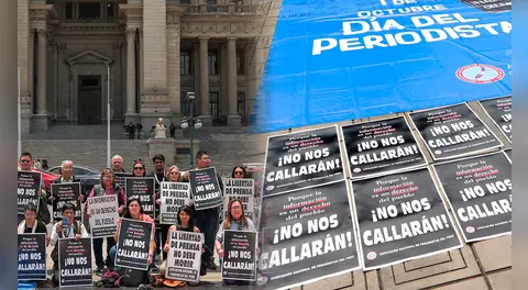 Periodistas exigen respeto a la libertad de prensa en medio de represión del Gobierno