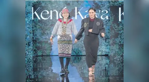 Arte Shipibo-Konibo en la Semana de la Moda de Nueva York