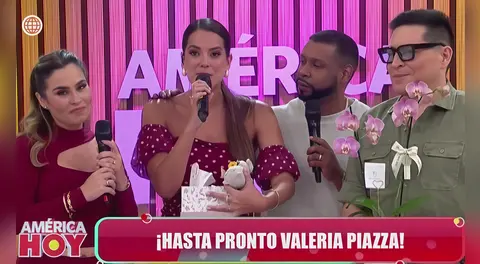 Valeria Piazza anuncia su salida de ‘América hoy’ y expone el motivo de su decisión: "Lo he dado todo"